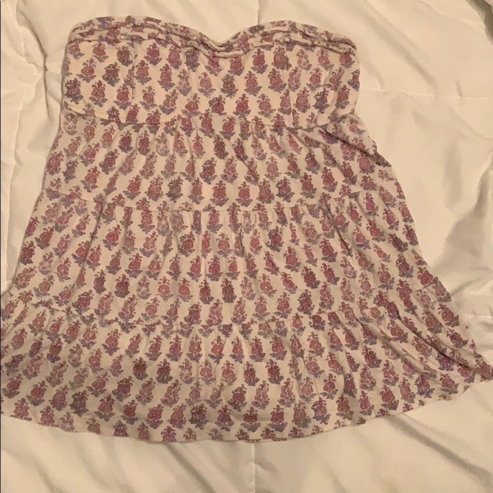 american eagle floral tube top!